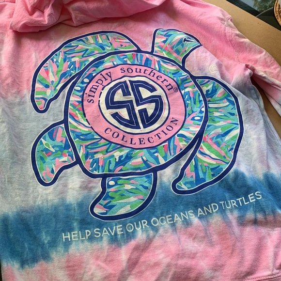 Simply Southern Collection Help Save Our Ocean and Turtles Hoodie - Picture 9 of 9
